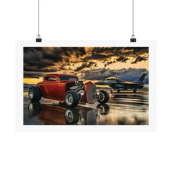 Wings & Wheels - Auto/Aviation  - Gallery Print Poster - DC0184