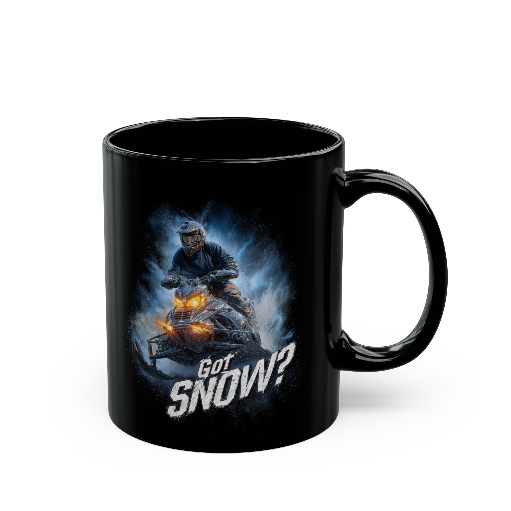Got Snow? Black Mug (11oz, 15oz) - Snowmobile - DC0290