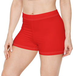 Red Women's Shorts- Xtreme Riderz Brand