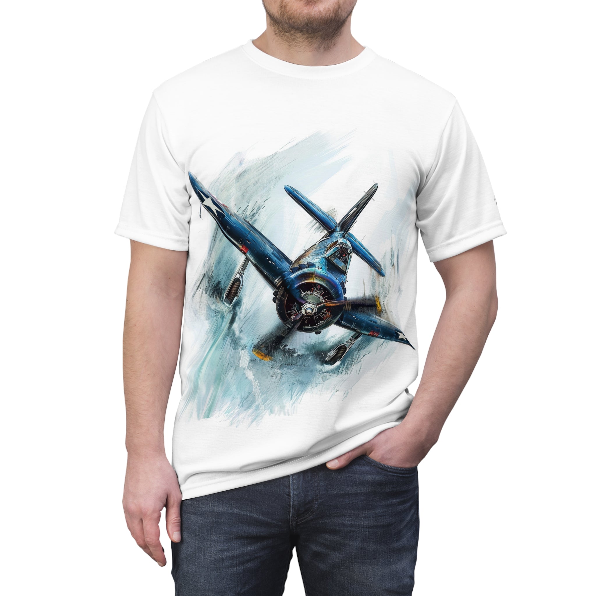 Coming in for a landing - Warplane flying - Aviation - t-shirt
