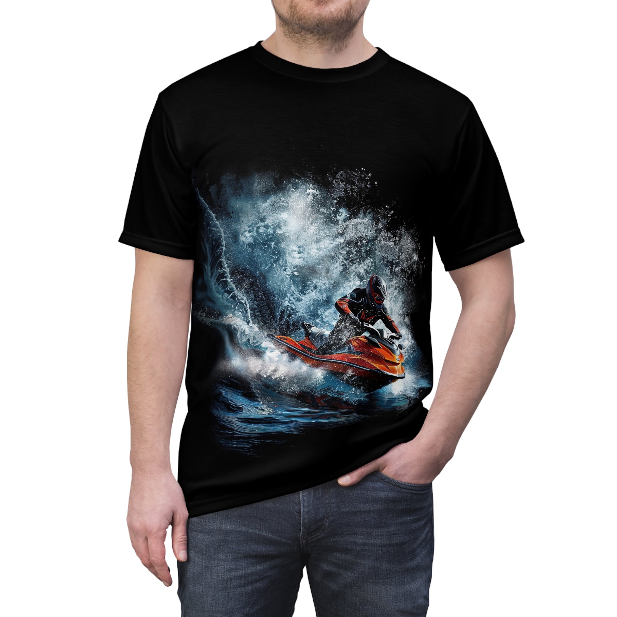Orange Slice t-shirt - jet ski - watersports - personal watercraft - waves