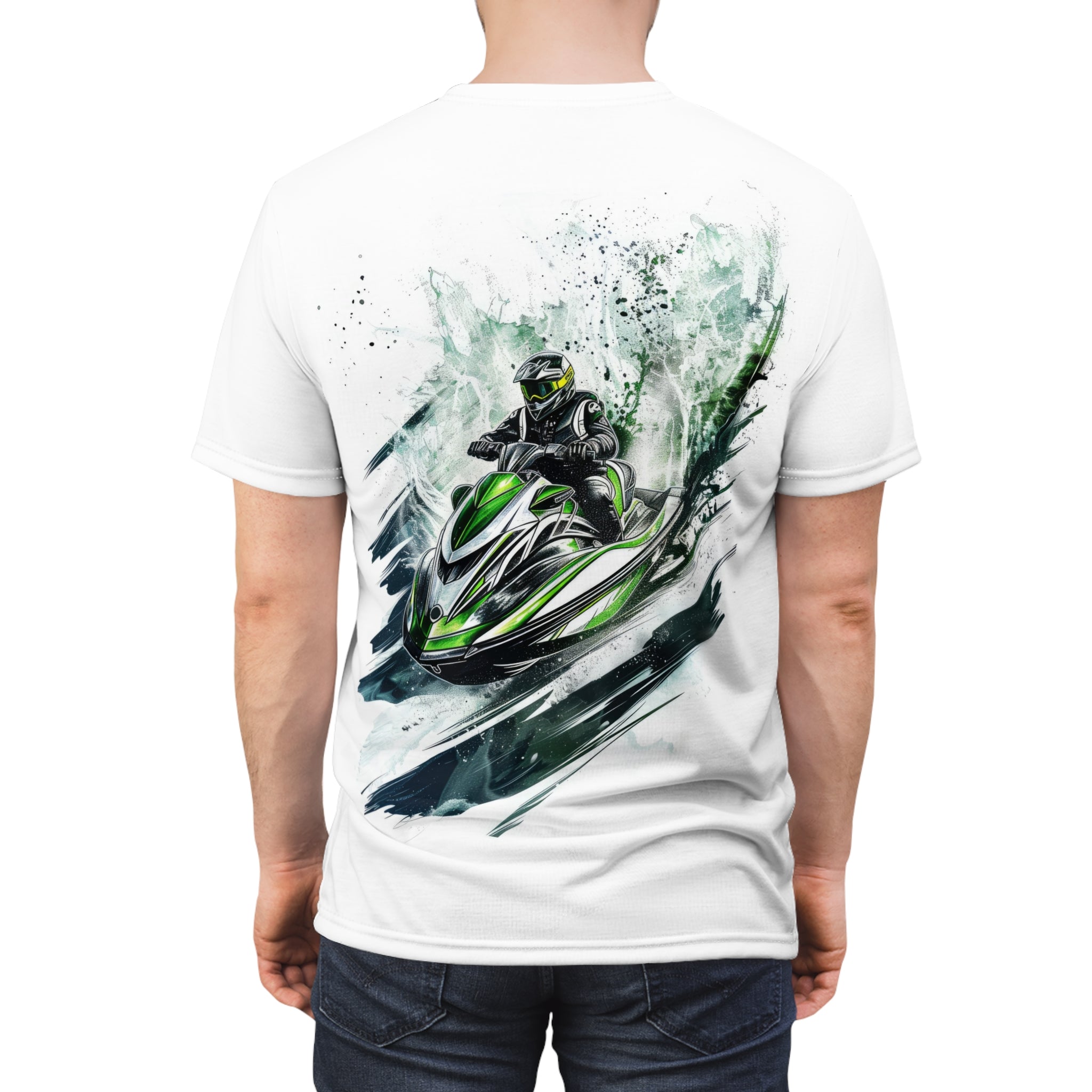 Ripped - Jet ski riding through the water - t-shirt