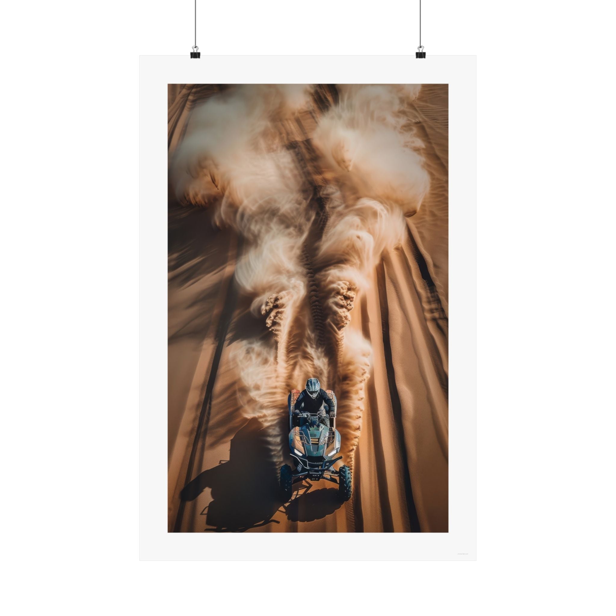 Sandstorm Gallery Print, poster, wall art, photo, ATV, desert, sand, action